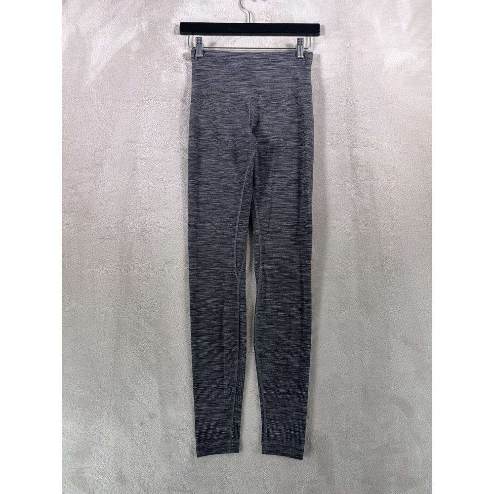 Lululemon Align High Rise Leggings Womens 4 Heathered Gray Full Length Yoga